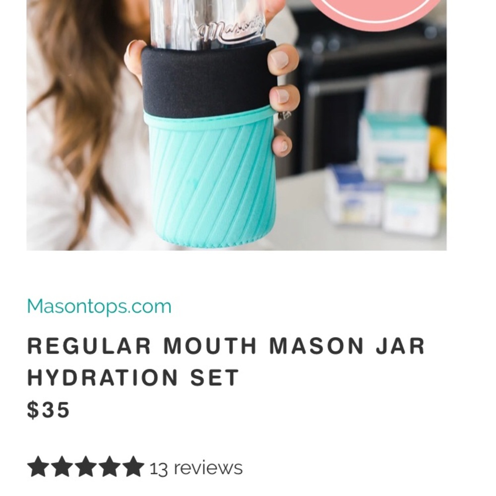 Masontops Kit D’Hydration De Pot Mason